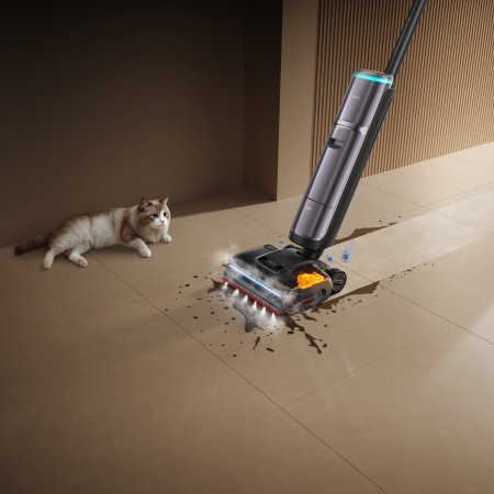 Беспроводной вертикальный пылесос Dreame Vacuum Wet and Dry H16 Pro Steam