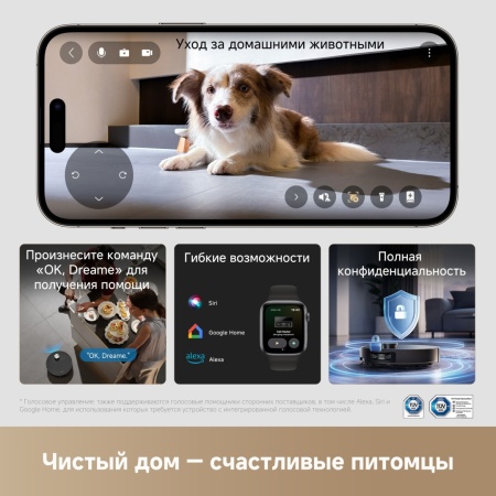 Робот-пылесос Dreame Vacuum Robot X60 Master Black + Беспроводной вертикальный пылесос Dreame Cordless Vacuum Cleaner Z20 Essential