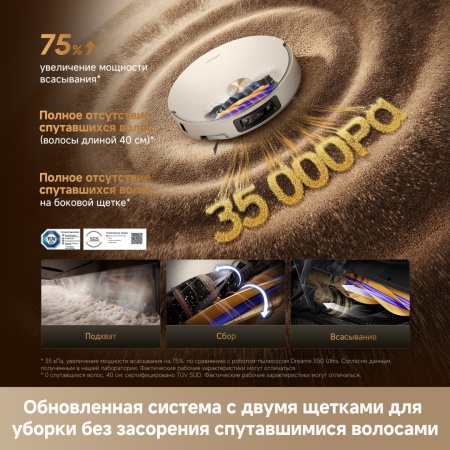 Робот-пылесос Dreame Vacuum Robot X60 Ultra Complete White + Беспроводной вертикальный пылесос Dreame Cordless Vacuum Cleaner Z20 Essential