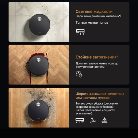 Робот-пылесос Dreame Vacuum Robot X60 Master Black