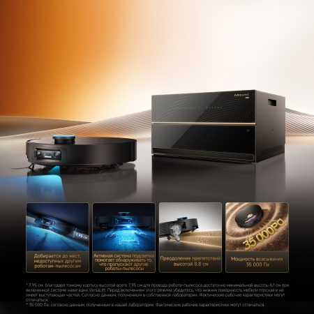 Робот-пылесос Dreame Vacuum Robot X60 Master Black